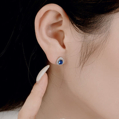 [CharmAmor]Luxurious Water Drop Shape Earrings