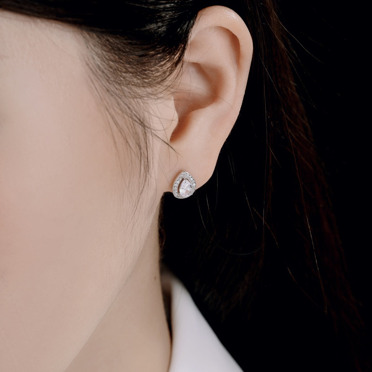 [CharmAmor]Luxurious Water Drop Shape Earrings