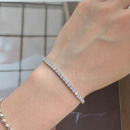 [CharmAmor]Sparkling Round Cut Daily Bracelet