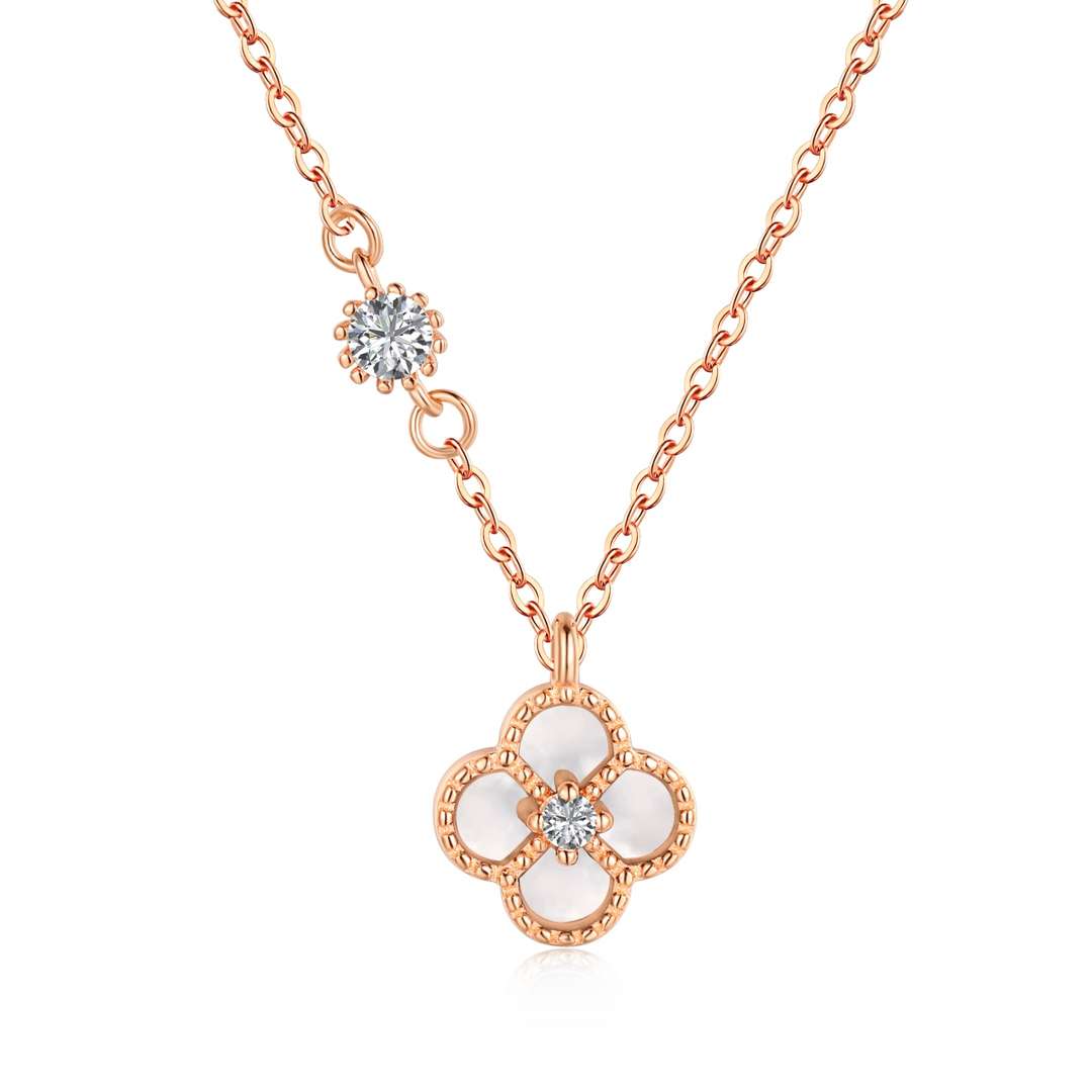[CharmAmor]Delicate Flower Shape Necklace
