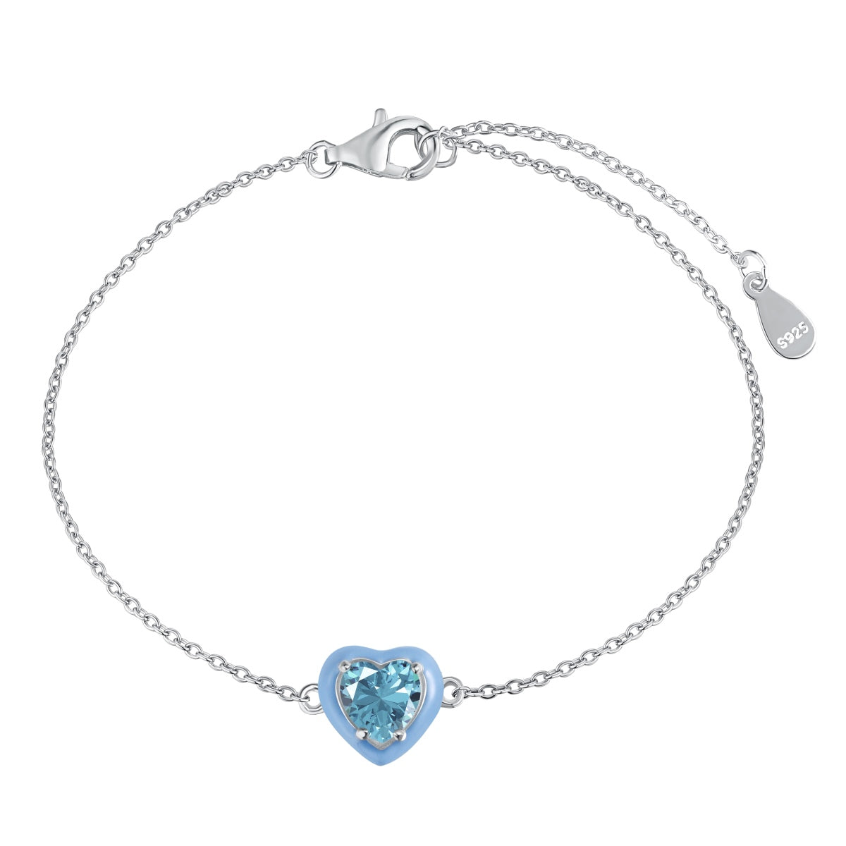 [CharmAmor]Sparkling Romantic Heart Shape Lover Bracelet