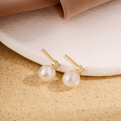[CharmAmor]Symphony Mermaid Pearl Earrings