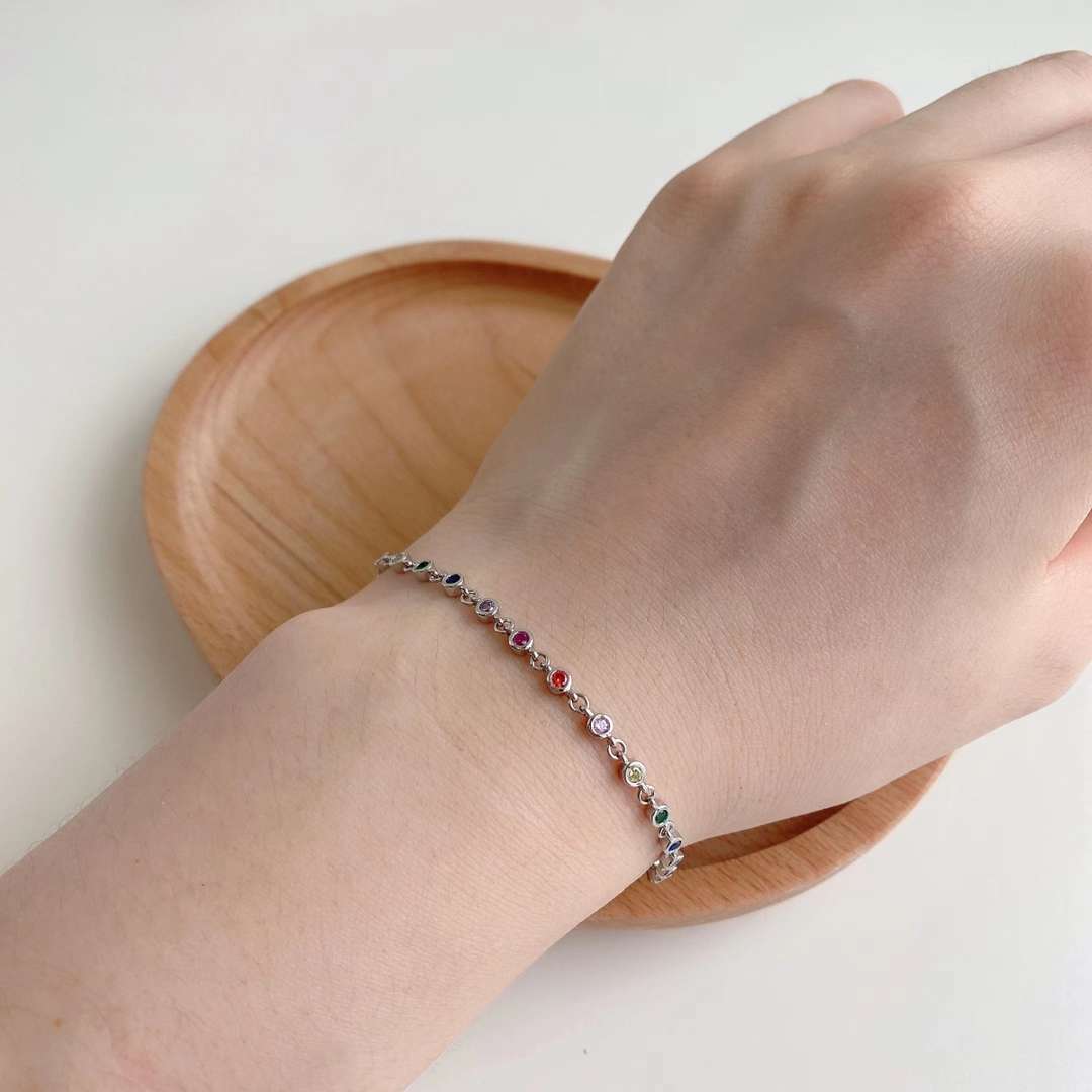 [CharmAmor]Colorful Bead Array Bracelet