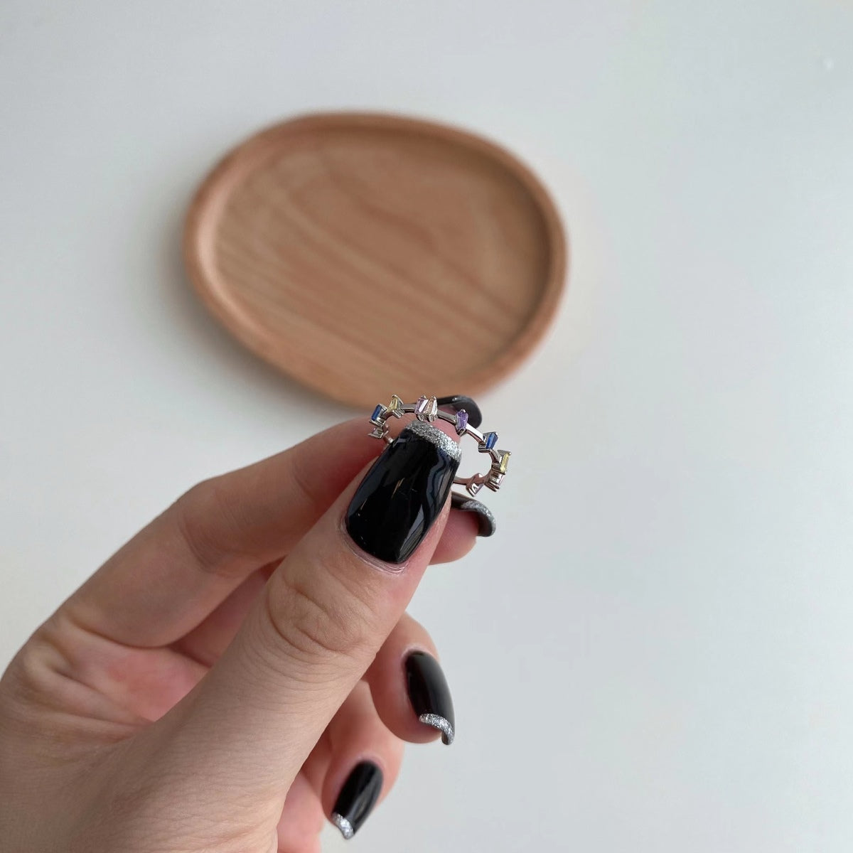 [CharmAmor]Unique Trapezoid Cut Daily Ring
