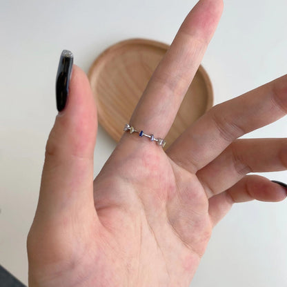 [CharmAmor]Unique Trapezoid Cut Daily Ring