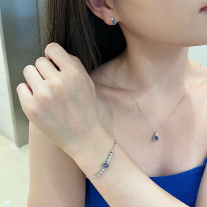 [CharmAmor]Luxurious Heart Of The Ocean Bracelet