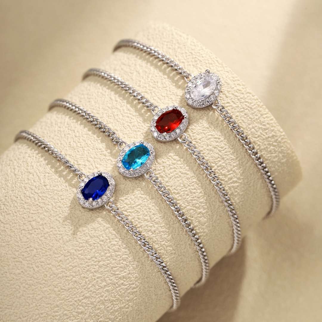 [CharmAmor]Exquisite Oval Shape Bracelet