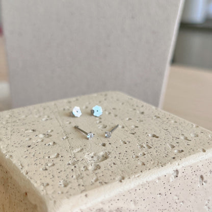 [CharmAmor]Delicate Solitaire Earrings