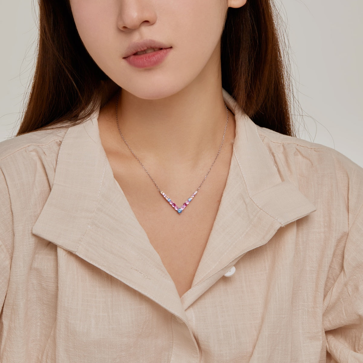 [CharmAmor]Ornate Round Cut Necklace