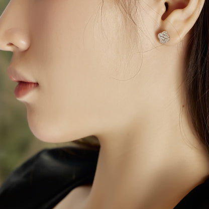 [CharmAmor]Four-Leaf Clover Flower Shaped Earrings