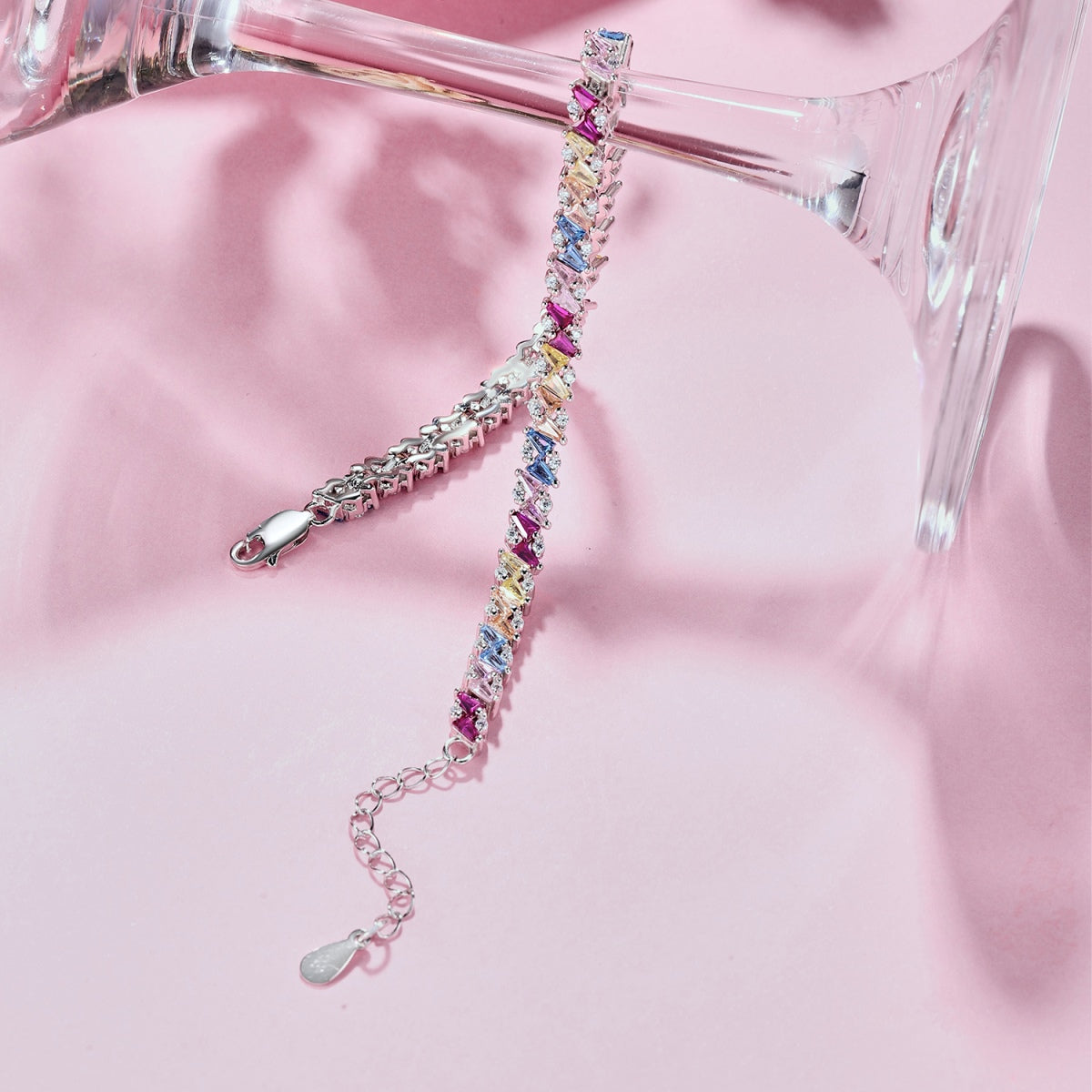 [CharmAmor]Ornate Sparkling Multi Cut Party Bracelet