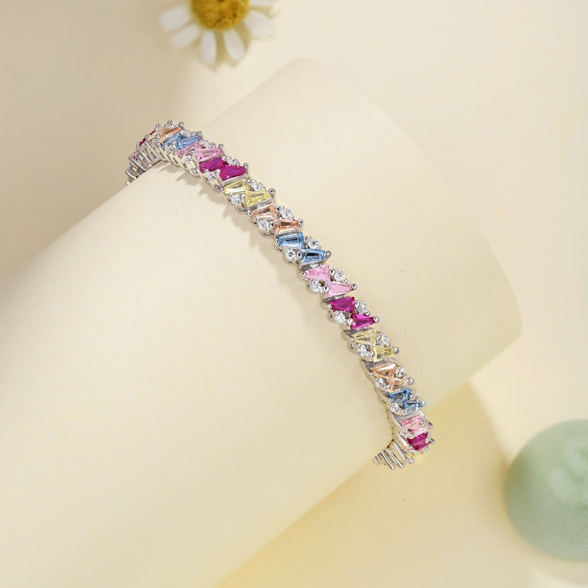 [CharmAmor]Ornate Sparkling Multi Cut Party Bracelet