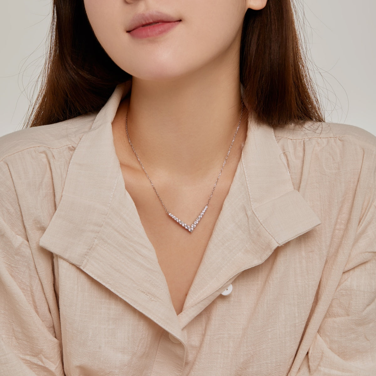 [CharmAmor]Ornate Round Cut Necklace