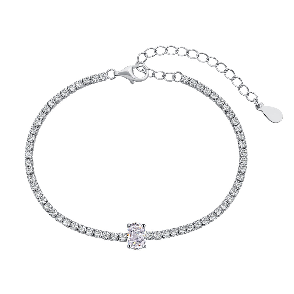 [CharmAmor]0.75 Carat Exquisite Oval Cut Daily Bracelet