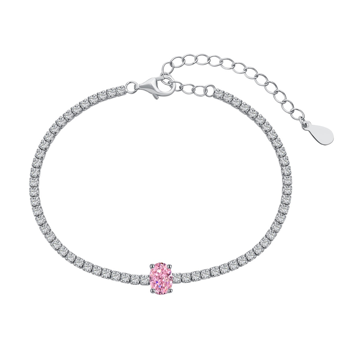 [CharmAmor]0.75 Carat Exquisite Oval Cut Daily Bracelet