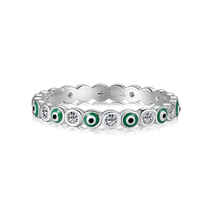 [CharmAmor]Sparkling Vibrant Round Shape Daily Ring