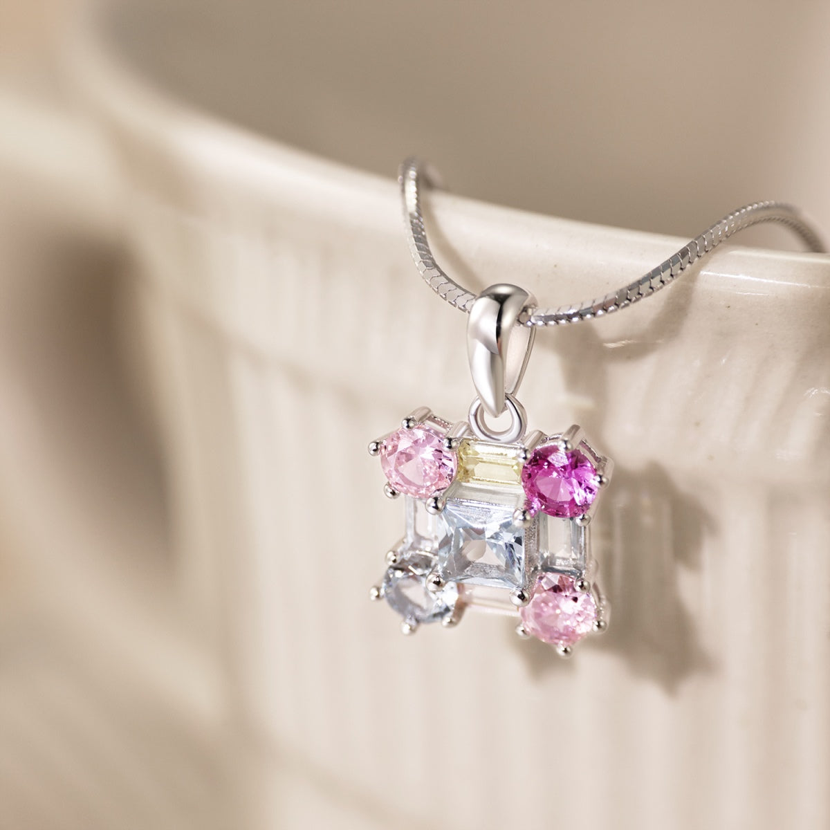 [CharmAmor]Gorgeous Multi Colorful Necklace