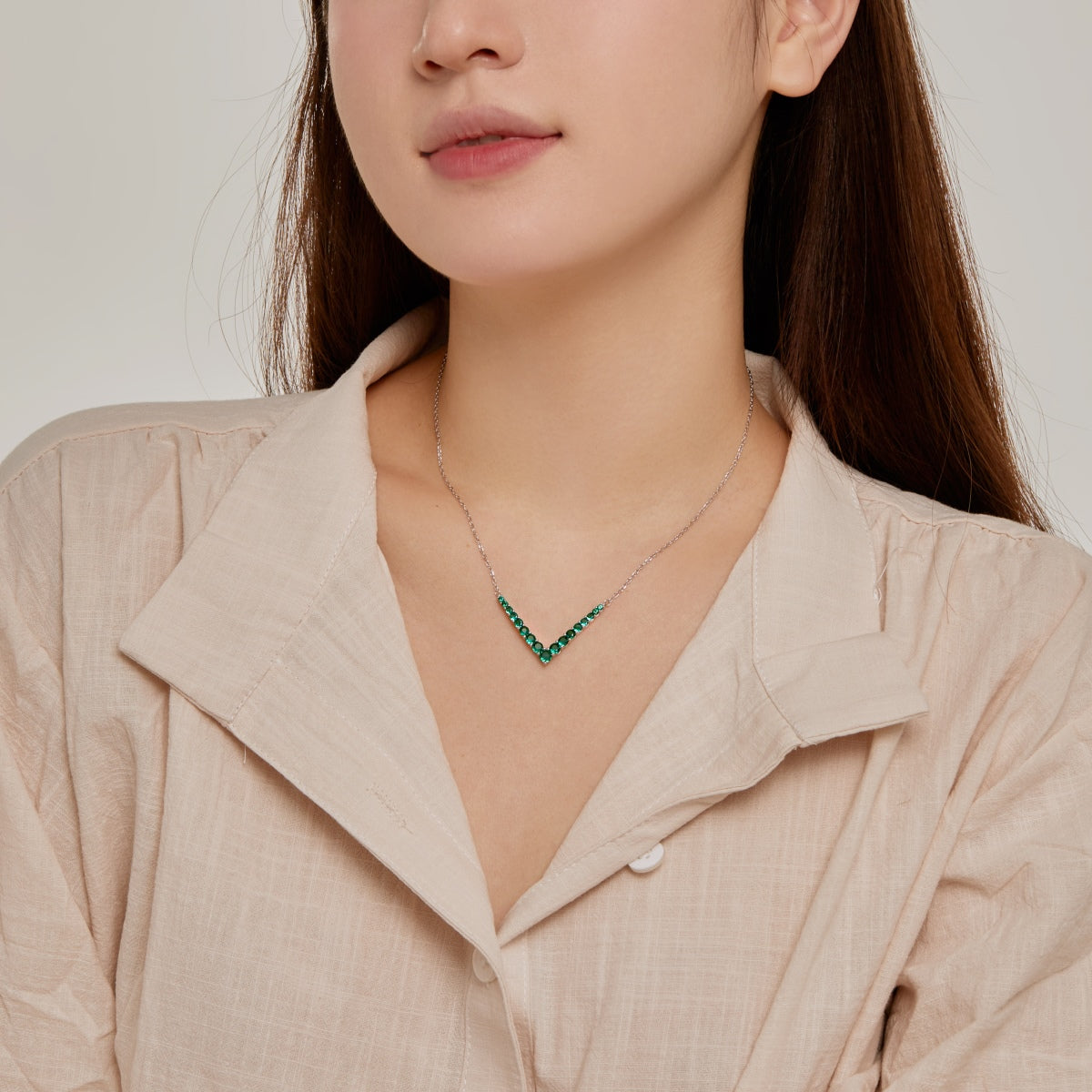 [CharmAmor]Ornate Round Cut Necklace