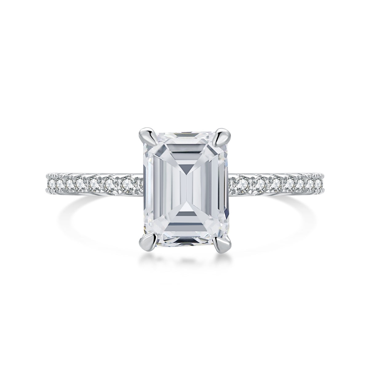 [CharmAmor]2.0 Carat Scintillating Ornate Radiant Cut Party Ring