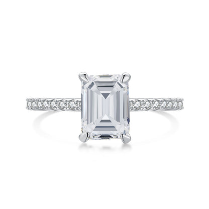 [CharmAmor]2.0 Carat Scintillating Ornate Radiant Cut Party Ring