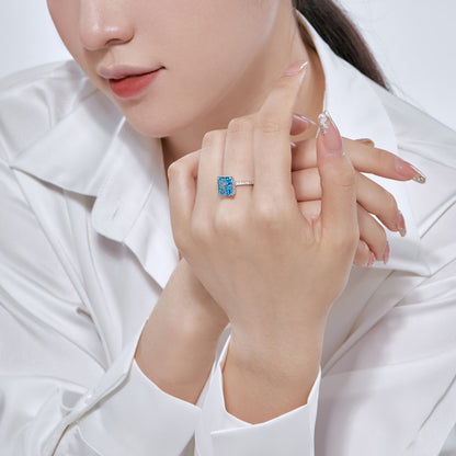 [CharmAmor]4.0 Carat Luxurious Engagement Ring