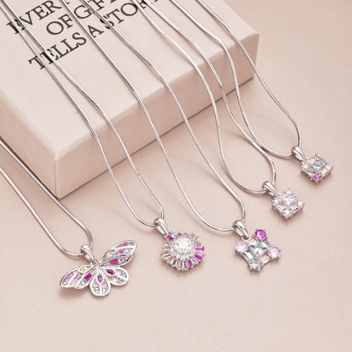 [CharmAmor]Charming Flower Colorful Necklace