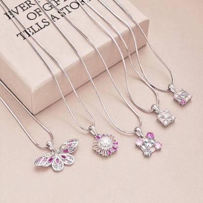 [CharmAmor]Charming Flower Colorful Necklace