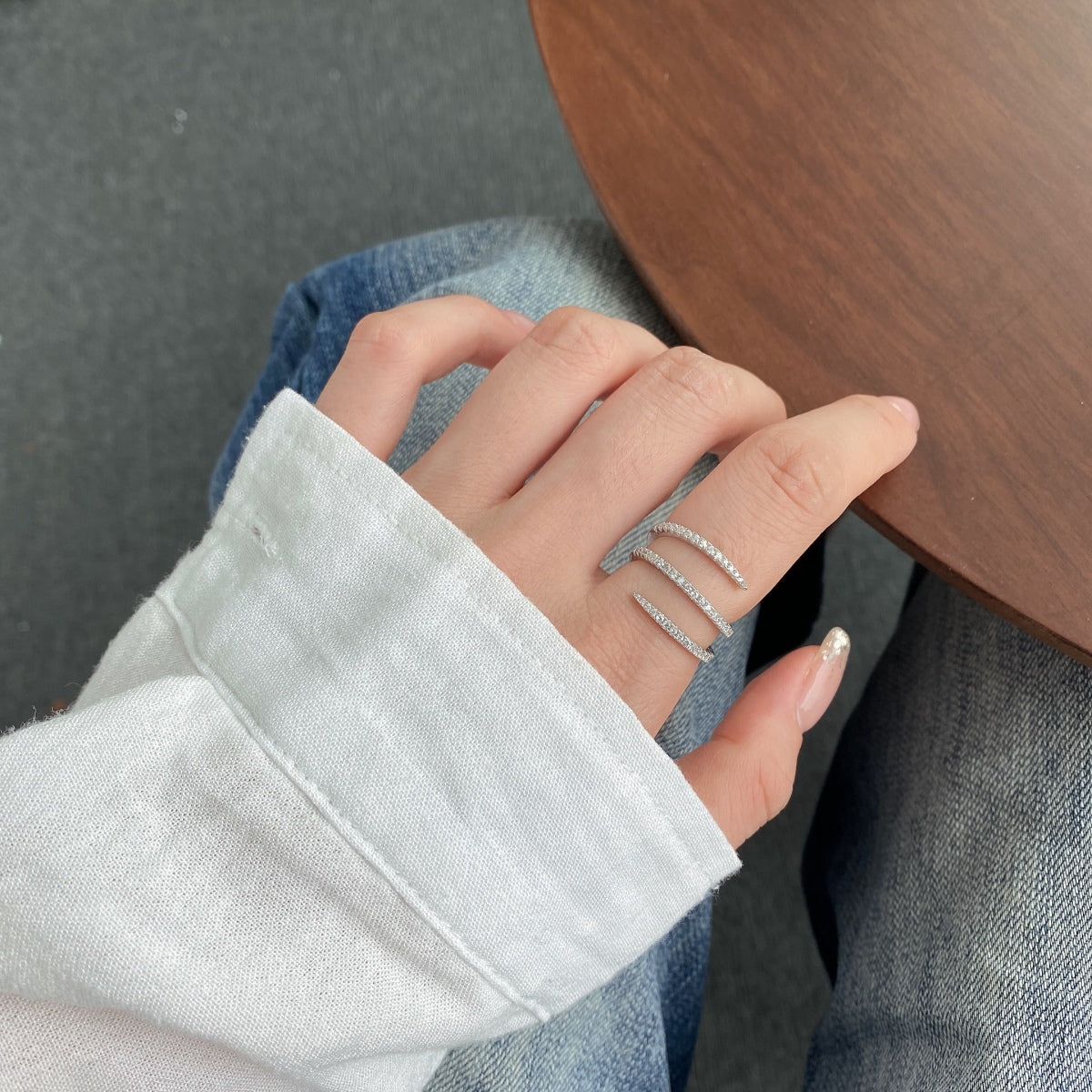 [CharmAmor]Unique Vibrant Entangle Daily Ring