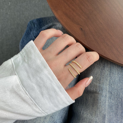 [CharmAmor]Unique Vibrant Entangle Daily Ring