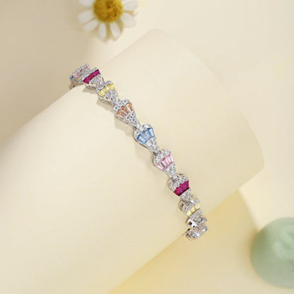 [CharmAmor]Radiant Water Drop Shape Daily Bracelet