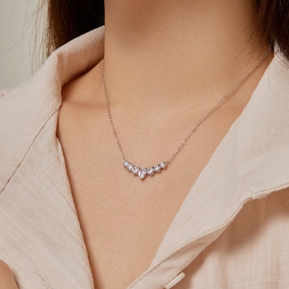 [CharmAmor]Dainty Colorful Heart Necklace