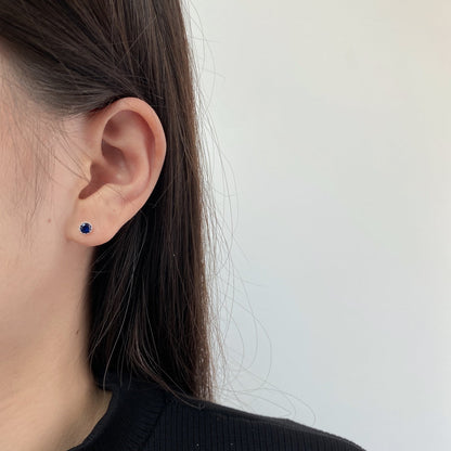 [CharmAmor]Sparkling Colorful Round Shape Earrings