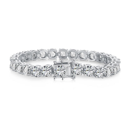 [CharmAmor]0.75 Carat Dazzling Round Cut Wedding Bracelet