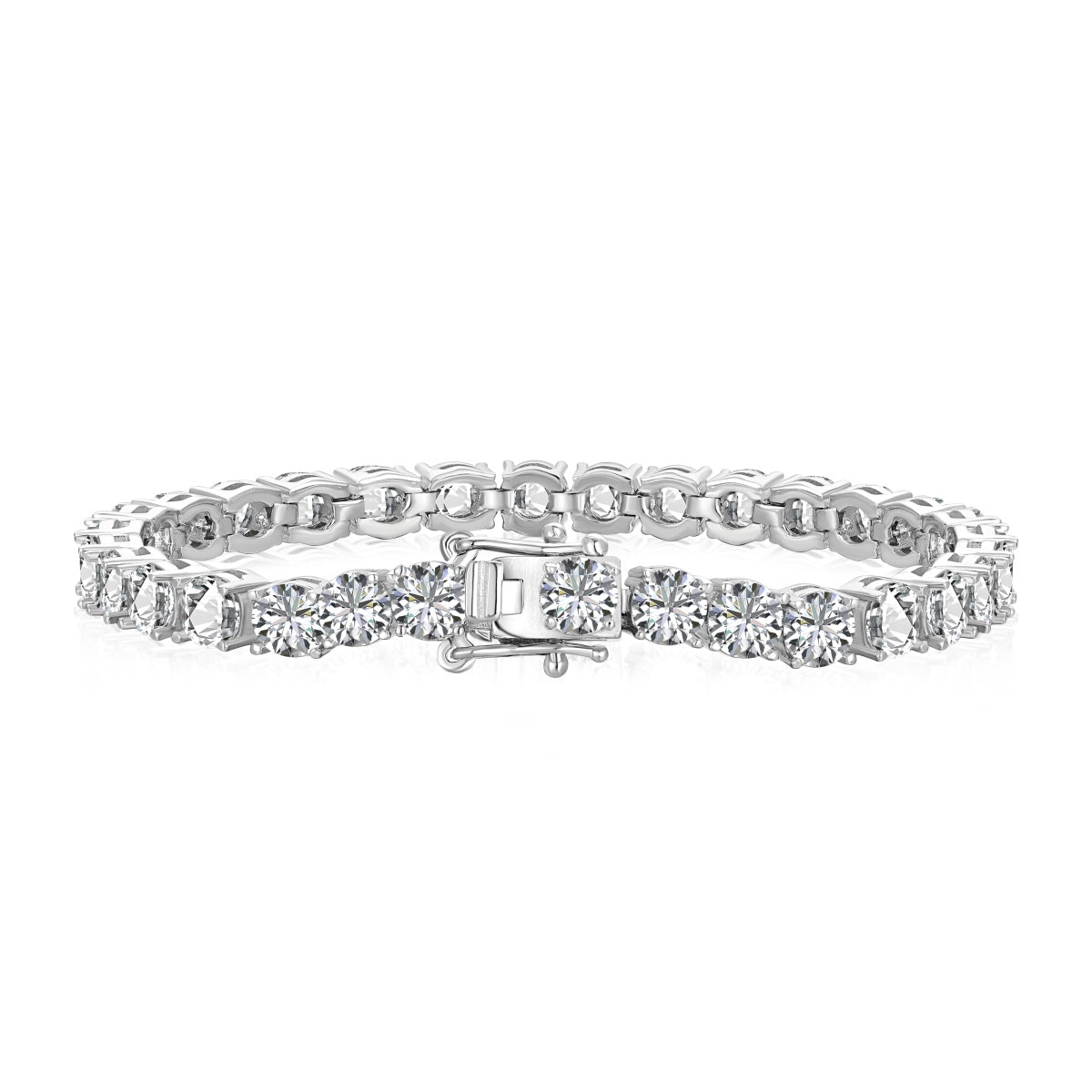 [CharmAmor]Ornate Sparkling Round Cut Wedding Bracelet