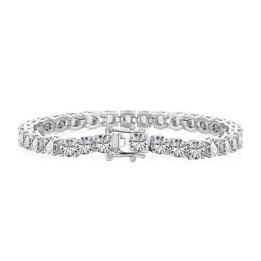 [CharmAmor]Ornate Sparkling Round Cut Wedding Bracelet