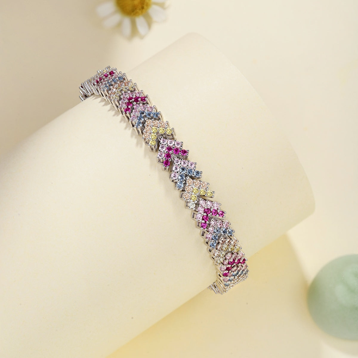 [CharmAmor]Ornate Sparkling Round Cut Party Bracelet