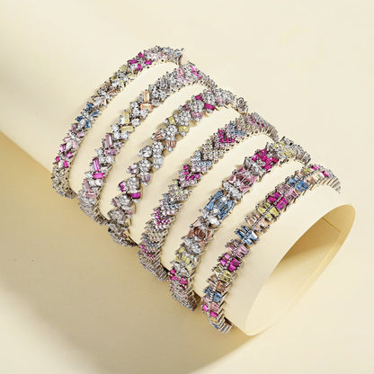 [CharmAmor]Ornate Sparkling Round Cut Party Bracelet