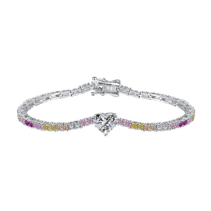 [CharmAmor]Delicate Romantic Heart Shape Lover Bracelet