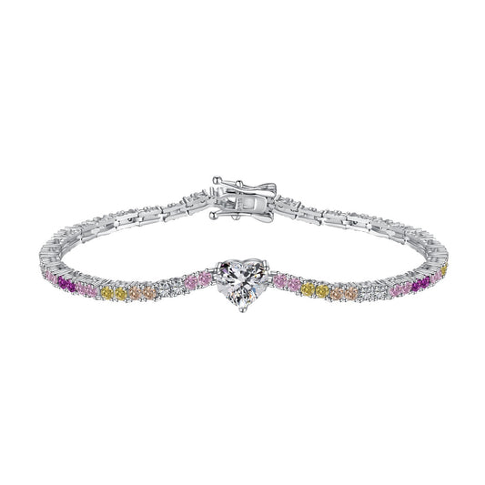 [CharmAmor]Delicate Romantic Heart Shape Lover Bracelet