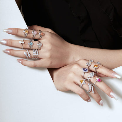 [CharmAmor]Unique Vivid Snake Shape Daily Ring