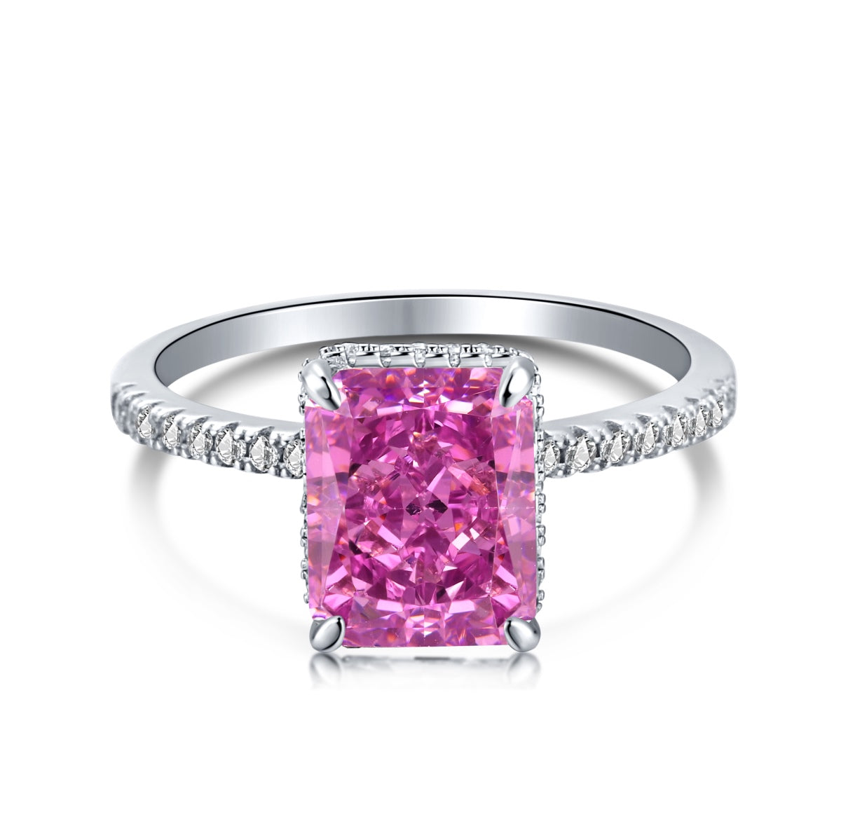 [CharmAmor]4.0 Carat Luxurious Engagement Ring
