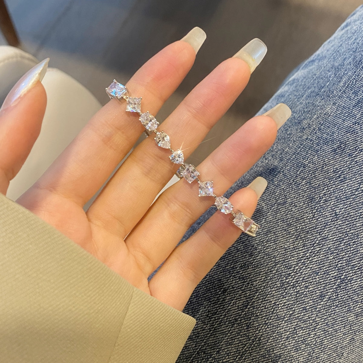 [CharmAmor]Unique Exquisite Multi Cut Daily Bracelet