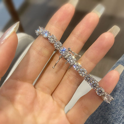 [CharmAmor]0.75 Carat Dazzling Round Cut Wedding Bracelet