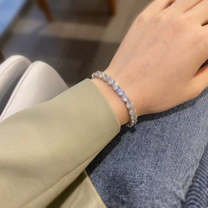 [CharmAmor]0.75 Carat Dazzling Round Cut Wedding Bracelet