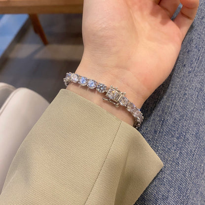 [CharmAmor]0.75 Carat Dazzling Round Cut Wedding Bracelet