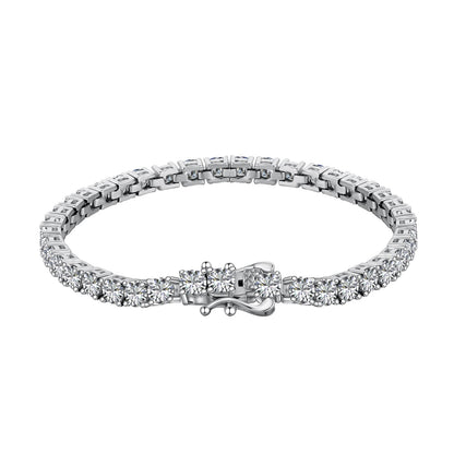 [CharmAmor]Luxurious Ornate Round Cut Tennis Bracelet