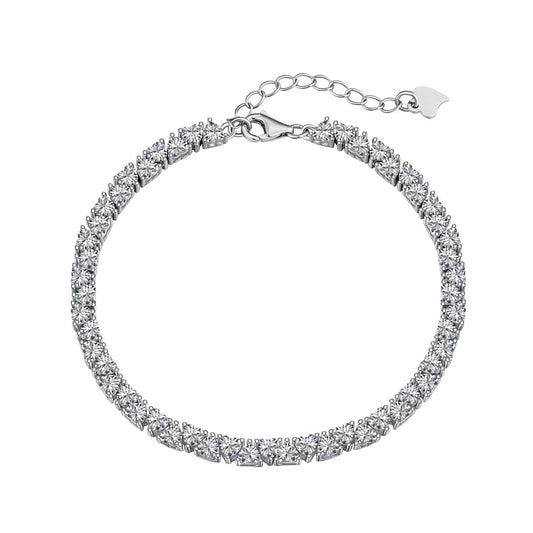 [CharmAmor]Dazzling Romantic Heart Shape Lover Bracelet