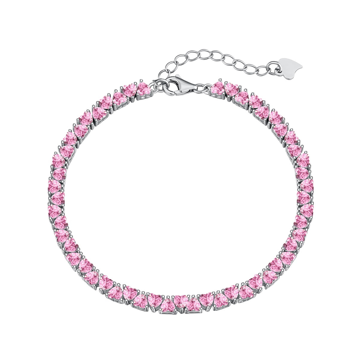 [CharmAmor]Dazzling Romantic Heart Shape Lover Bracelet