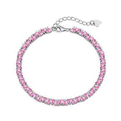 [CharmAmor]Dazzling Romantic Heart Shape Lover Bracelet