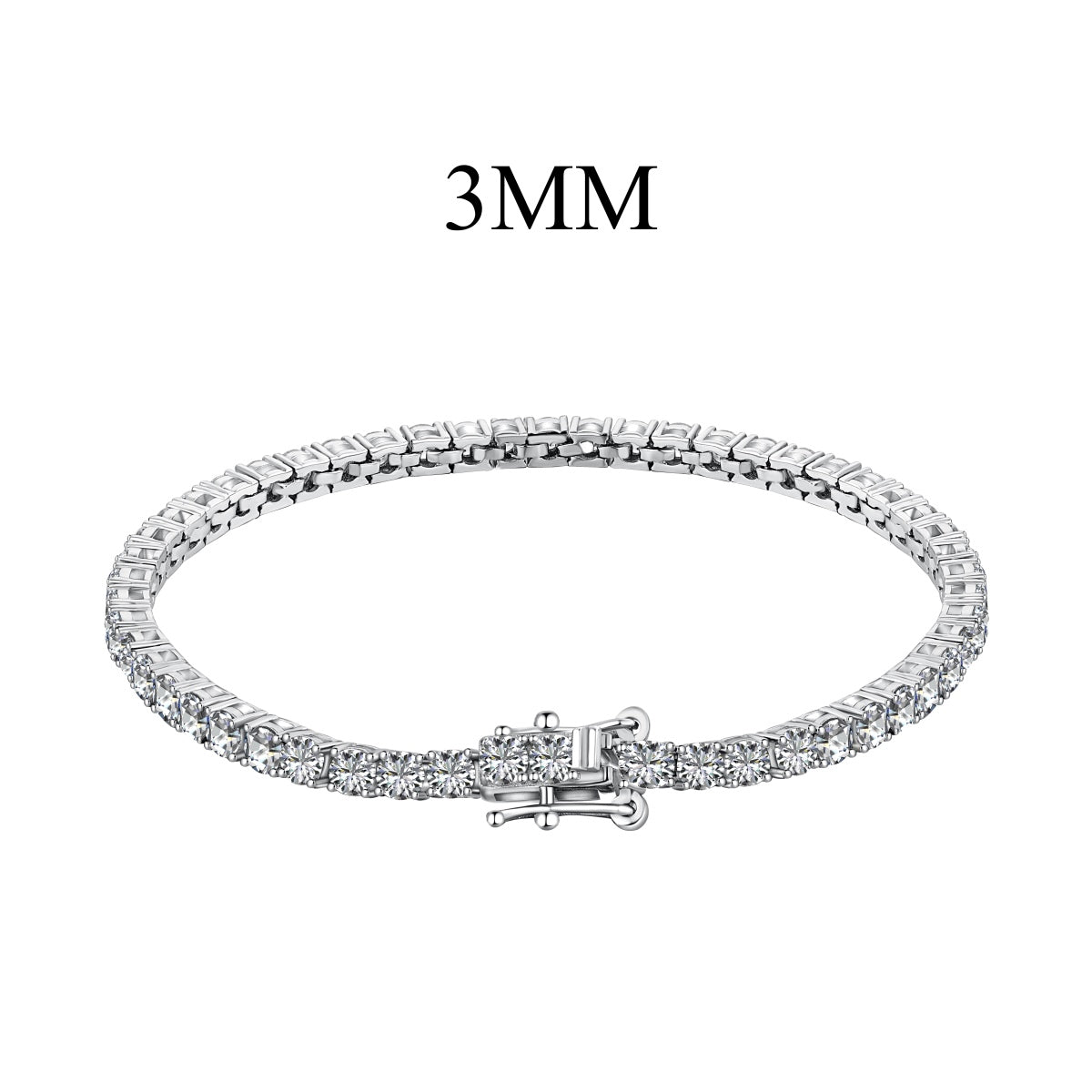 [CharmAmor]Radiant Colorful Round Cut Party Bracelet